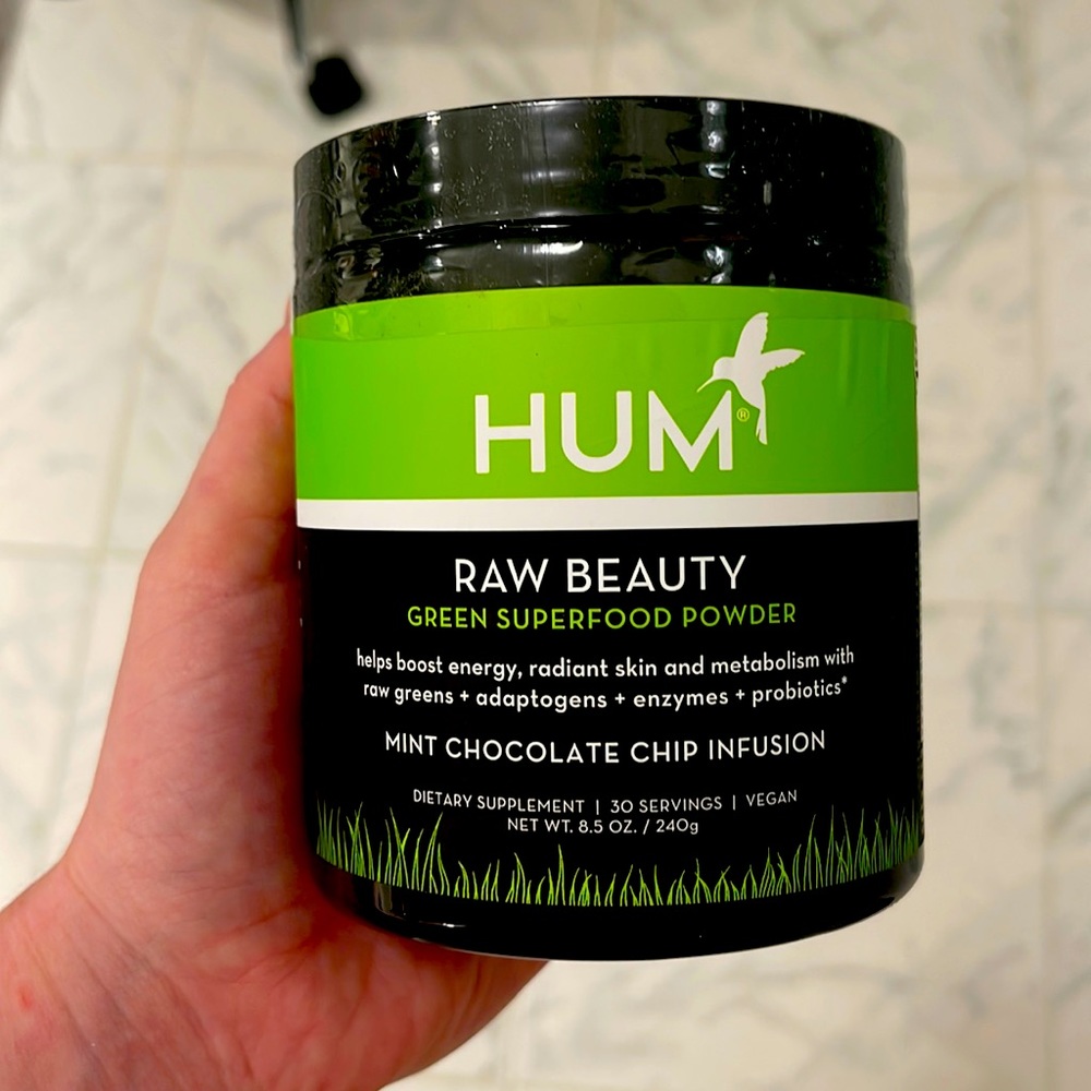 Brand new, unopened HUM greens